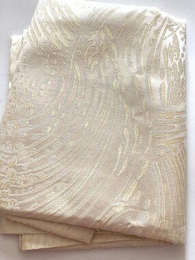 Cream Upholstery / Cushion Wedding Fabric One Piece Material